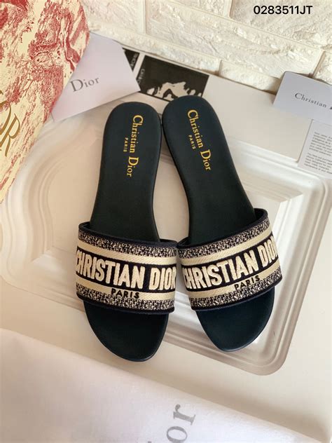 dior slippers dames|christian dior female slippers.